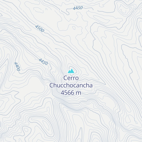 Map of Cerro Chucchocancha