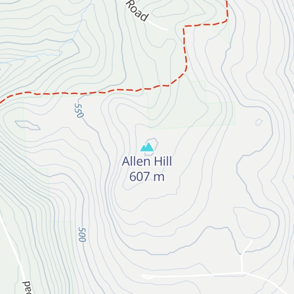 Map of Allen Hill
