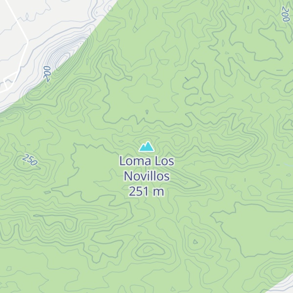 Map of Loma Los Novillos