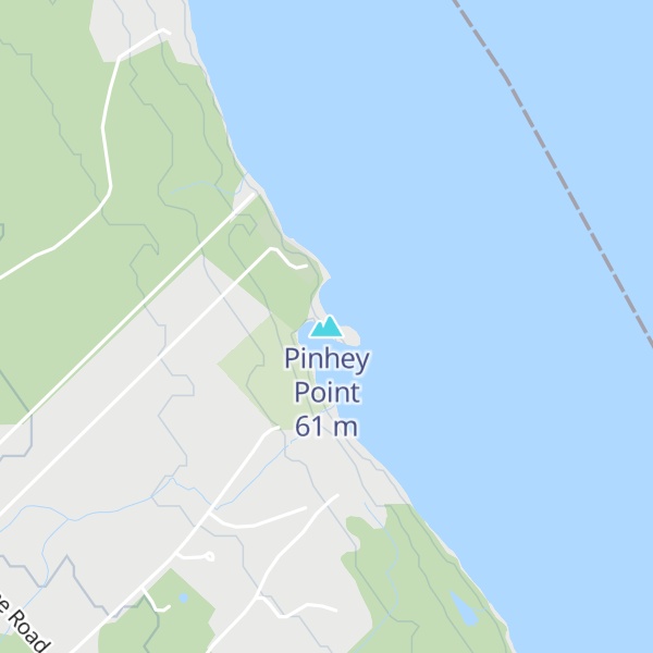 Map of Pinhey Point