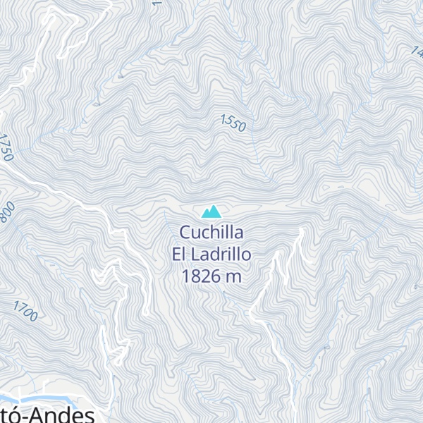 Map of Cuchilla El Ladrillo