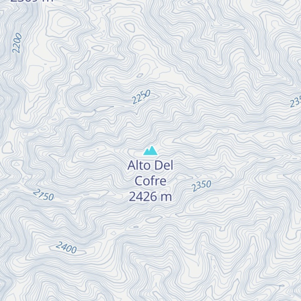 Map of Alto Del Cofre