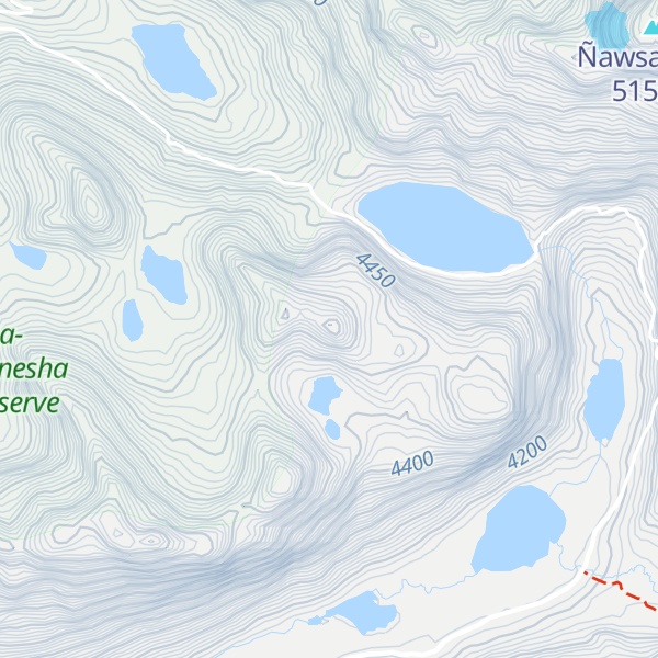 Map of Cerro Patarcocha