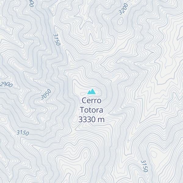 Map of Cerro Totora