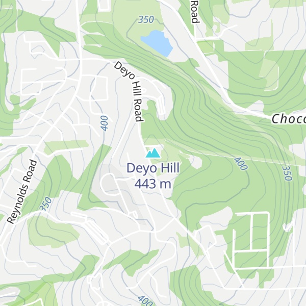 Map of Deyo Hill