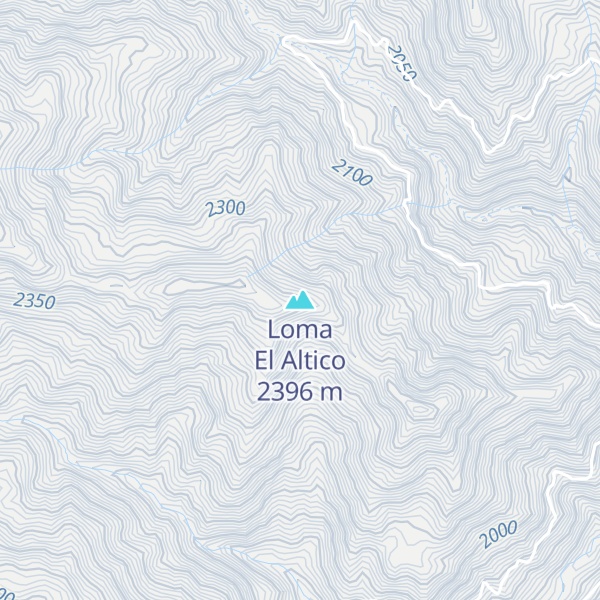 Map of Loma El Altico
