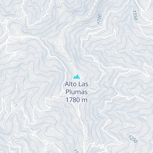 Map of Alto Las Plumas