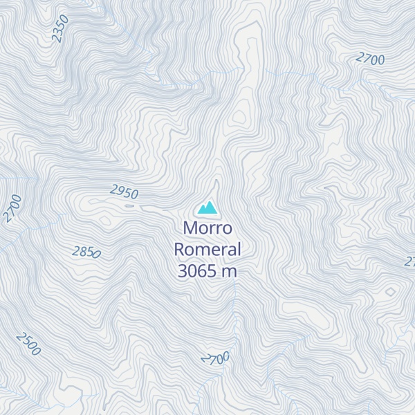 Map of Morro Romeral