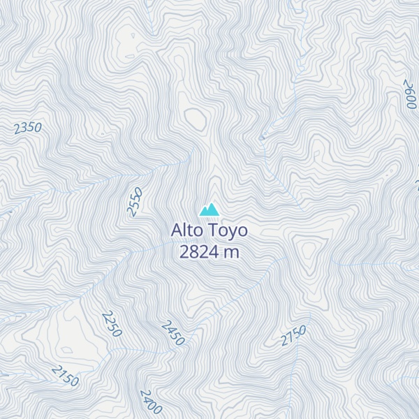 Map of Alto Toyo
