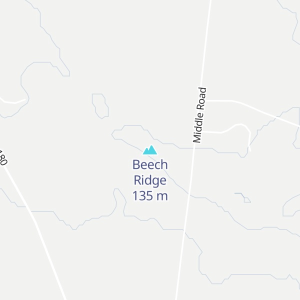 Map of Beech Ridge