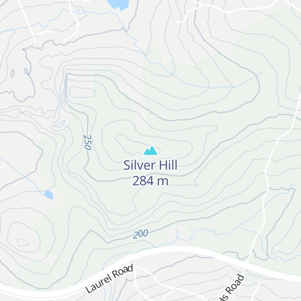 Map of Silver Hill