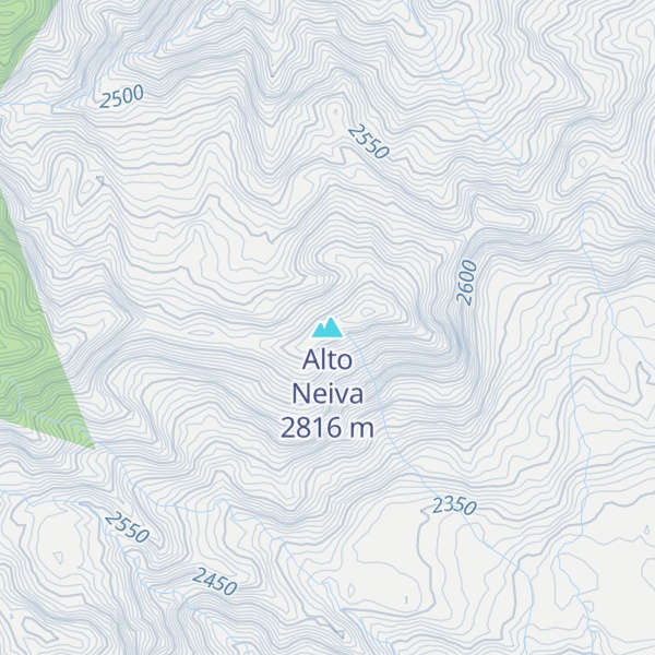 Map of Alto Neiva
