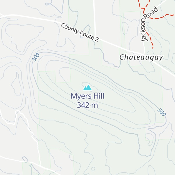 Map of Myers Hill