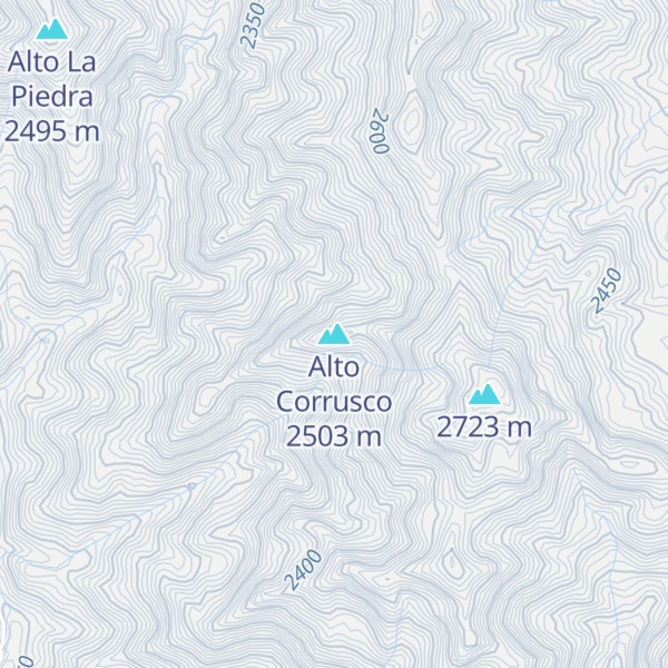 Map of Alto Corrusco