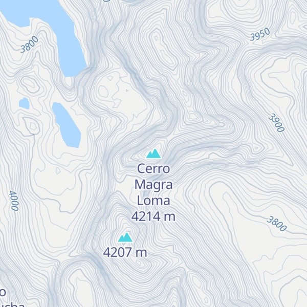 Map of Cerro Magra Loma