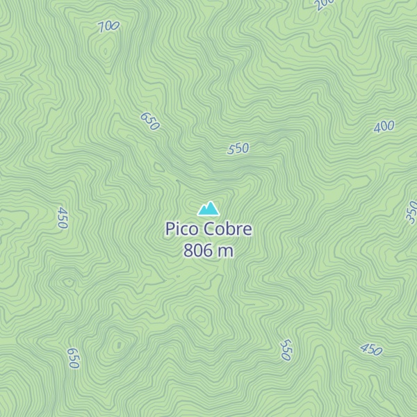 Map of Pico Cobre