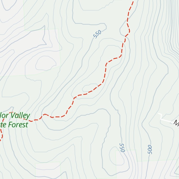Map of Mount Roderick