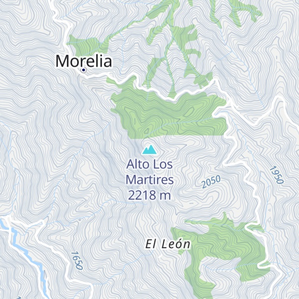Map of Alto Los Martires