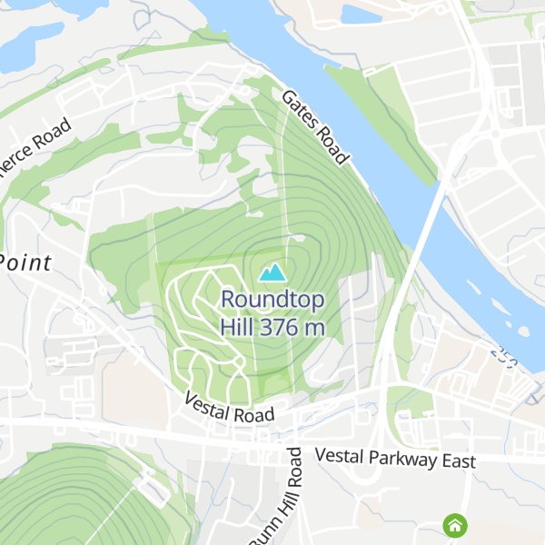 Map of Roundtop Hill