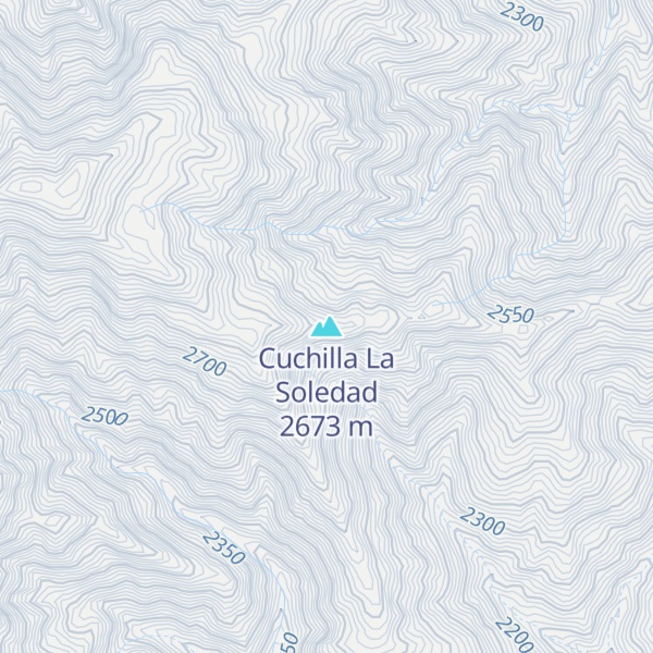 Map of Cuchilla La Soledad