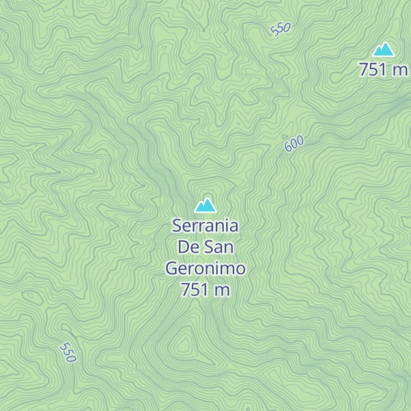 Map of Serrania De San Geronimo