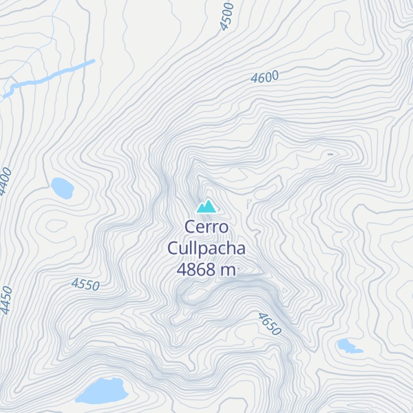 Map of Cerro Cullpacha
