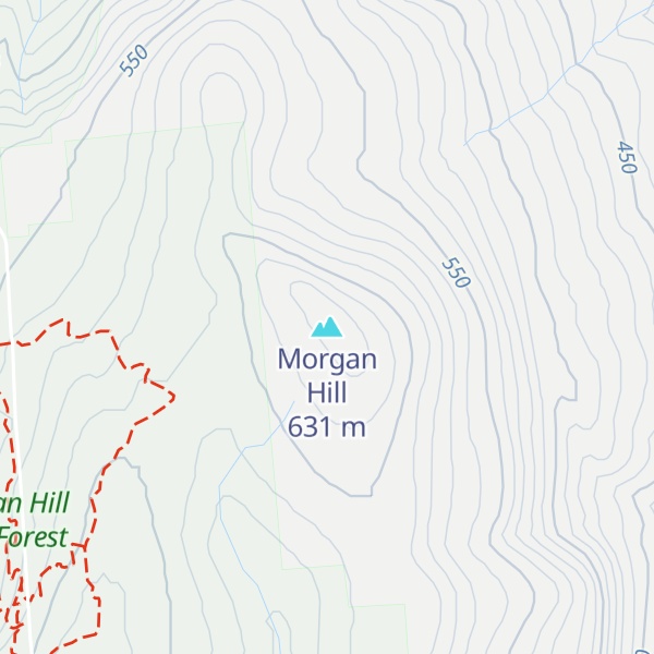 Map of Morgan Hill