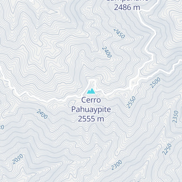 Map of Cerro Pahuaypite