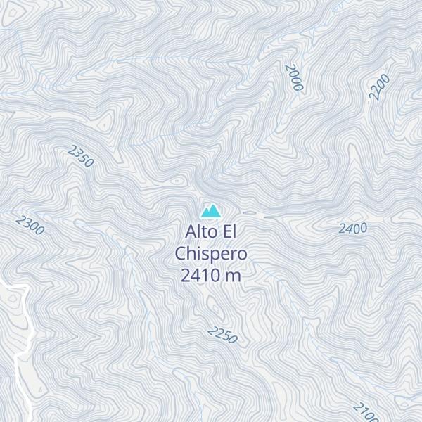 Map of Alto El Chispero
