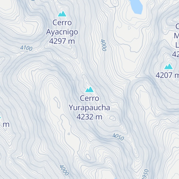 Map of Cerro Yurapaucha