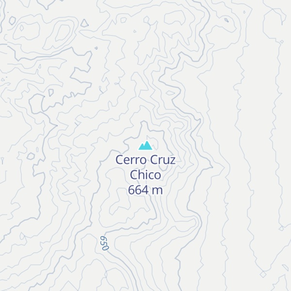 Map of Cerro Cruz Chico