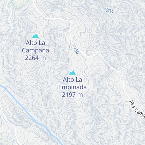 Map of Alto La Empinada