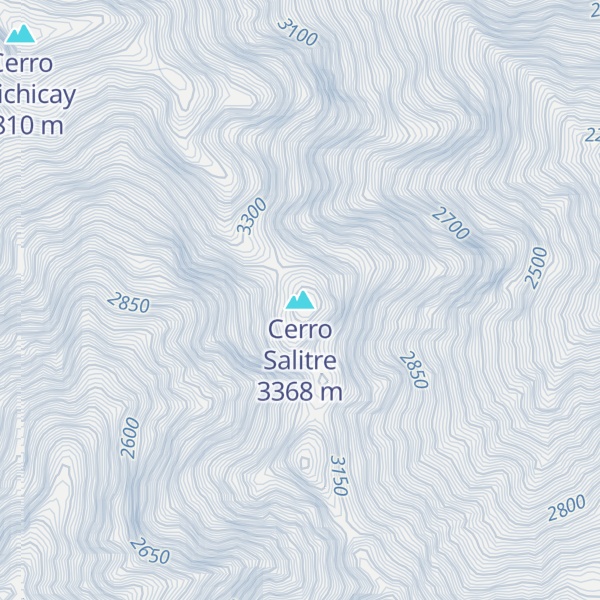 Map of Cerro Salitre