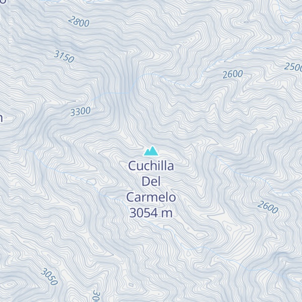 Map of Cuchilla Del Carmelo
