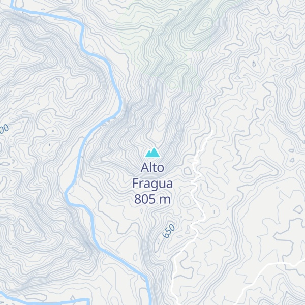 Map of Alto Fragua