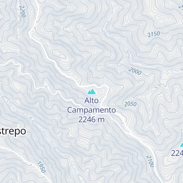 Map of Alto Campamento