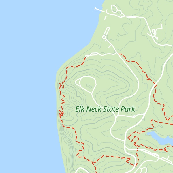 Map of Mauldin Mountain