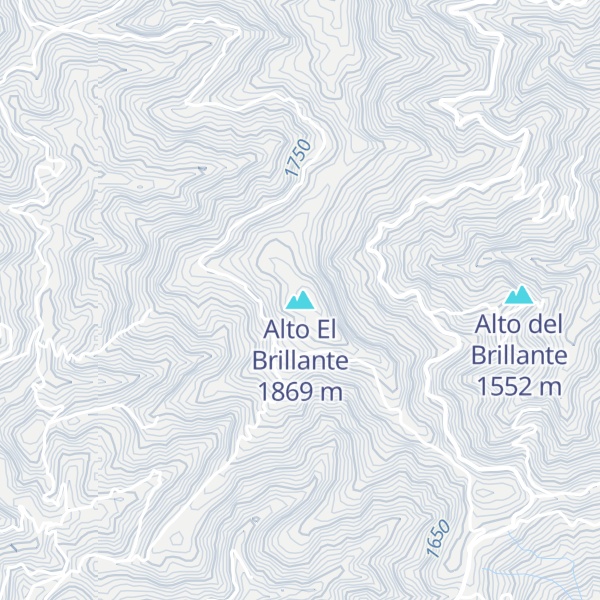 Map of Alto El Brillante