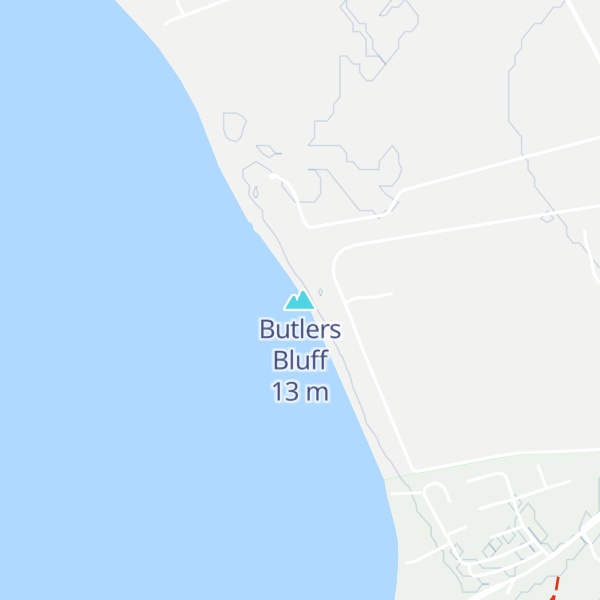 Map of Butlers Bluff