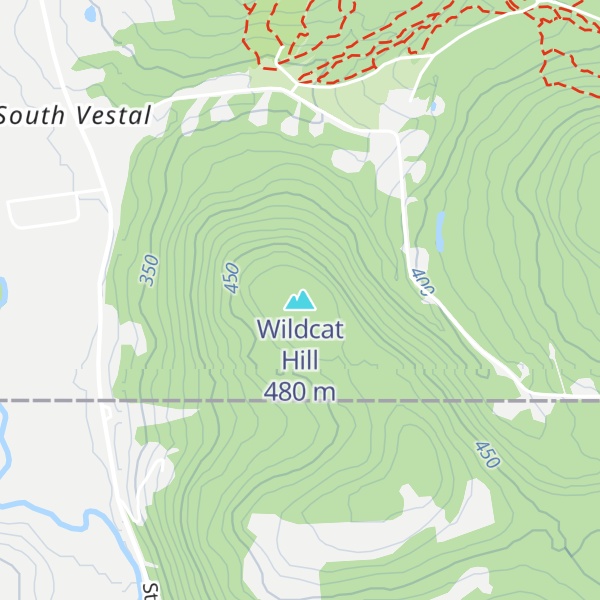 Map of Wildcat Hill