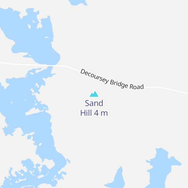 Map of Sand Hill