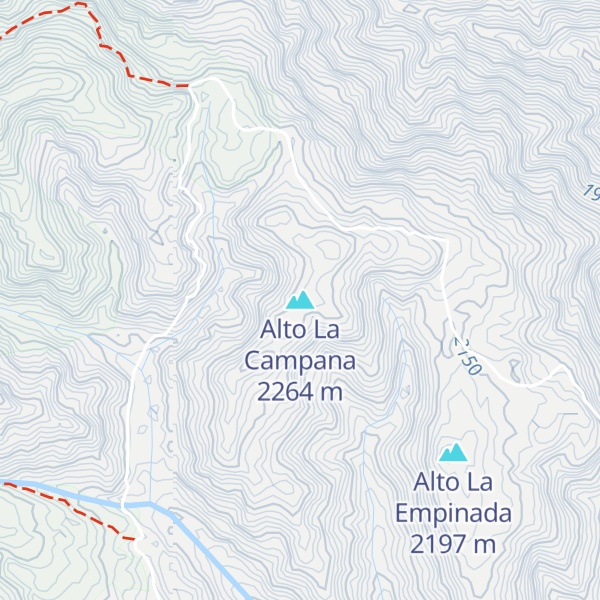 Map of Alto La Campana