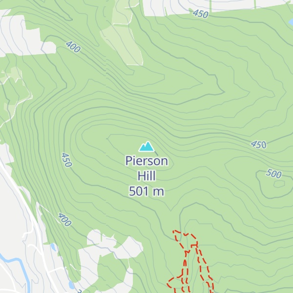 Map of Pierson Hill