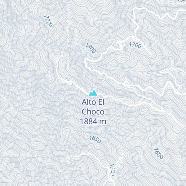 Map of Alto El Choco
