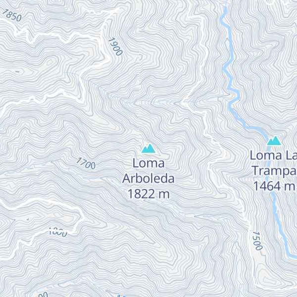 Map of Loma Arboleda