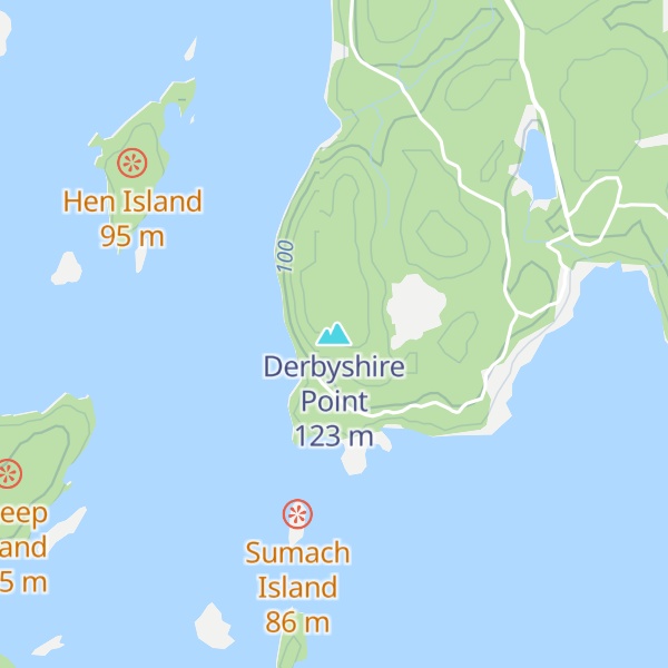 Map of Derbyshire Point