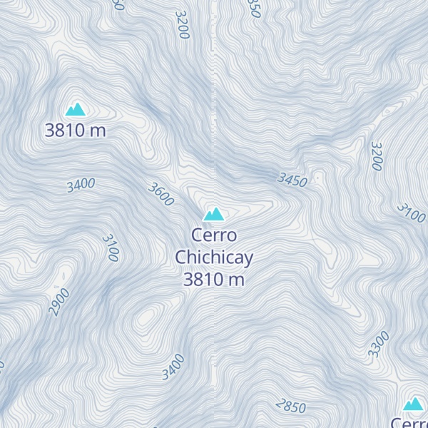 Map of Cerro Chichicay