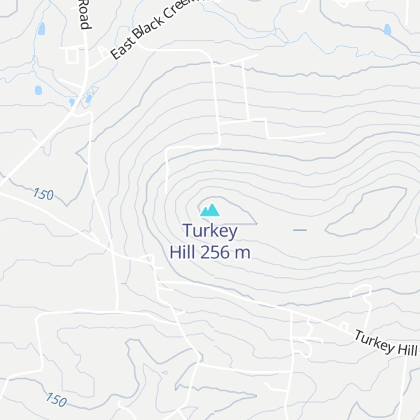 Map of Turkey Hill