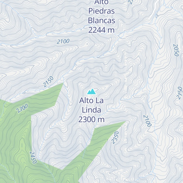 Map of Alto La Linda