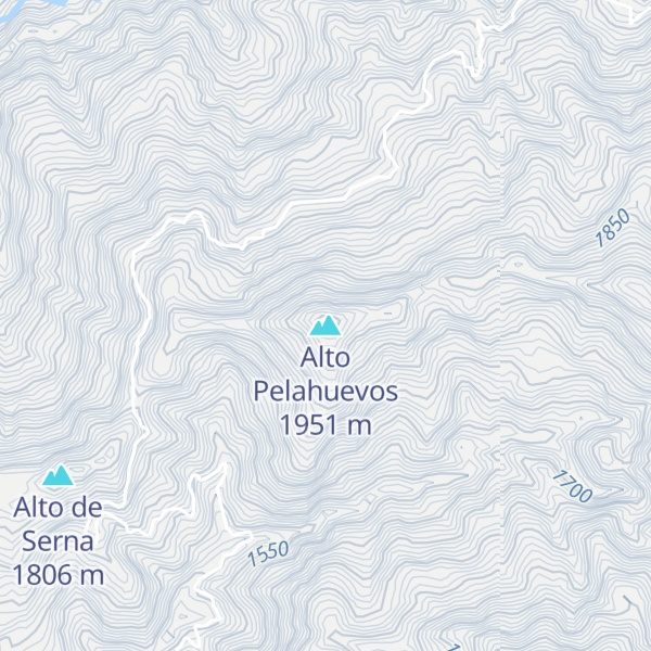 Map of Alto Pelahuevos